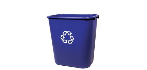 Corbeille à papier, 12,9 litres, rectangulaire