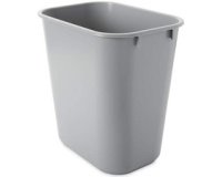 Corbeille à papier, 12,9 litres, rectangulaire