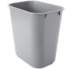 Corbeille à papier, 12,9 litres, rectangulaire