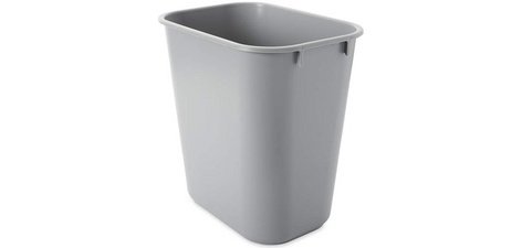 Corbeille à papier, 12,9 litres, rectangulaire