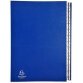 Multipart file Ordonator 26 alphabetical tabs from A to Z - A4 - Blue