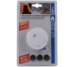 uniTEC Détecteur de fumée CE Mini, signal: env. 85 dB, blanc