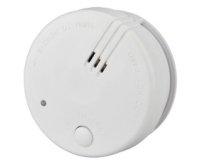De_détecteur de fumée ce mini, signal: env. 85 db, blanc