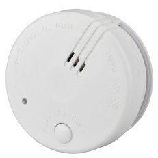 uniTEC Détecteur de fumée CE Mini, signal: env. 85 dB, blanc