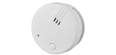 uniTEC Détecteur de fumée CE Mini, signal: env. 85 dB, blanc