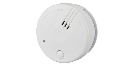 uniTEC Détecteur de fumée CE Mini, signal: env. 85 dB, blanc