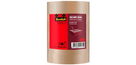 3M  Ruban adhésif d'emballage SECURE SEAL, marron
