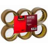Ruban adhésif d'emballage secure seal Scotch, 50 mm x 66 m