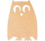 Tableau mural en liège SILHOUETTE 'Chouette'