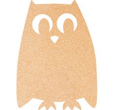 Tableau mural en liège SILHOUETTE 'Chouette'