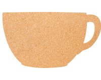 Tableau mural en liège SILHOUETTE 'Tasse'