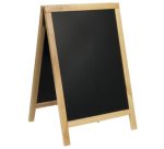 Panneau trottoir DELUXE, avec tableau noir