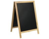 Panneau trottoir DELUXE, avec tableau noir