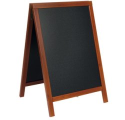 Panneau trottoir DELUXE, avec tableau noir