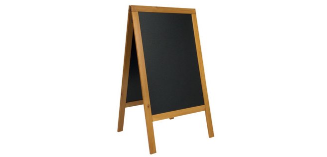 Stoepbord WOODY 700 x 1250 mm