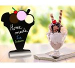 Ardoise de table SILHOUETTE 'Glace'