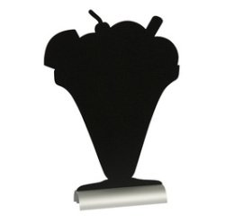 Ardoise de table SILHOUETTE 'Glace'