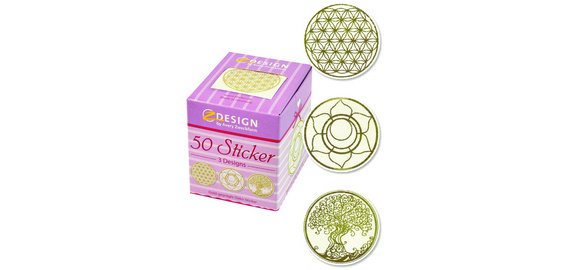 Sticker ZDesign sur rouleau 'fleur de vie'
