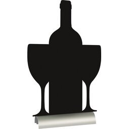 Krijtbord SILHOUETTE 'wijn'