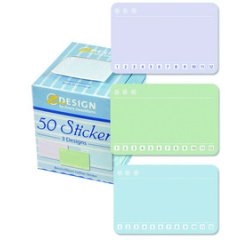 Z-Design Aufkleber Monate einfrieren - Rolle mit 50