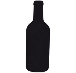 Ardoise murale SILHOUETTE 'Bouteille'
