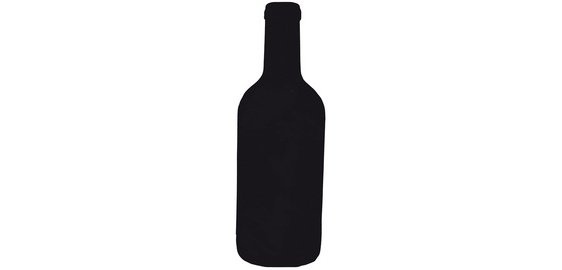 Ardoise murale SILHOUETTE 'Bouteille'