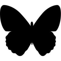 Ardoise murale SILHOUETTE 'Papillon'