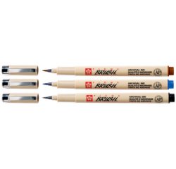 Feutre pinceau PIGMA BRUSH, noir