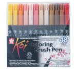 Stylo pinceau Koi Coloring Brush, étui de 48