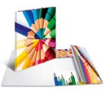 Chemise à élastiques 'Crayons', carton, A4