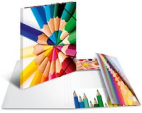 Chemise à élastiques 'Crayons', carton, A4