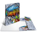 Chemise à élastiques 'Graffiti', en PP, A4