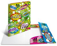 Chemise à élastiques 'Comics', PP, A4