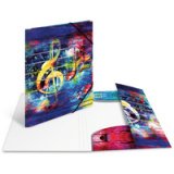 Chemise à élastiques 'Artline', PP, A3, Music