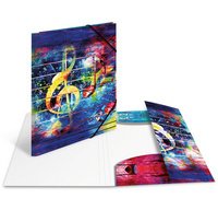 Chemise à élastiques 'Artline', PP, A3, Music