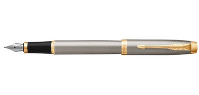 Stylo plume IM Métal brossé G.T.