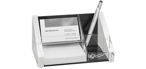 Multipot 'acrylique exclusif', transparent / noir