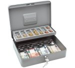 Caisse à monnaie standard PLUS, gris