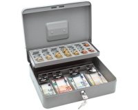 Caisse à monnaie standard PLUS, gris