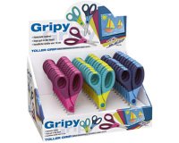 Ciseaux de bricolage Gripy, rond, longueur: 130 mm