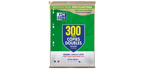 Copies doubles perforées, A4, seyès, Offre Spéciale