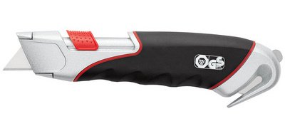 Super Safety-Cutter, lame: 19 mm, noir/rouge