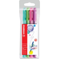 Stylo-feutre pointMax, étui en plastique de 4