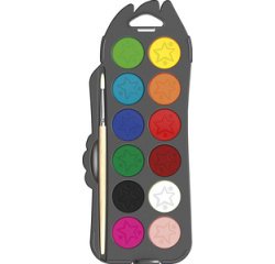 Pastilles de peinture COLOR'PEPS, 12 couleurs