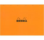 Bloc agrafé No. 38, format A3, quadrillé 5x5, orange