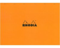 Bloc agrafé No. 38, format A3, quadrillé 5x5, orange