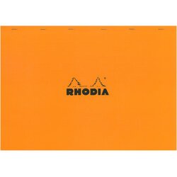 Rhodia Notizblock No.38 A3+ 80 Blätter kariert 80g - Orange