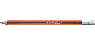 BLACK'PEPS JUMBO pencil, with eraser