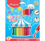 my first Crayons de couleur COLOR'PEPS JUMBO, étui 12