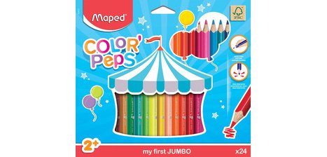 Crayon de couleur Maped Color'Peps My First set 12 couleurs